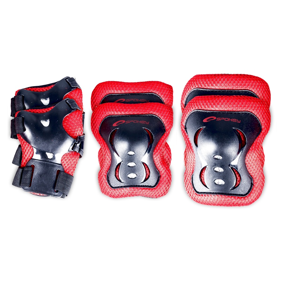 SPOKEY 3-dielna sada detských chráničov SHIELD RED JR